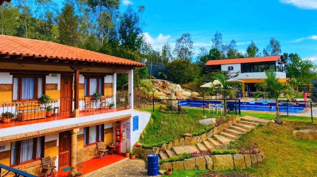 Hotel Casa Cantabria Campestre Villa de Leyva Exterior photo