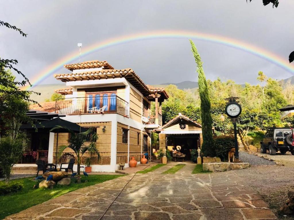 Hotel Casa Cantabria Campestre Villa de Leyva Exterior photo